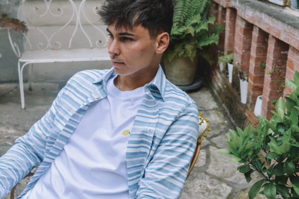 T-shirt blanc made in france ave chemise