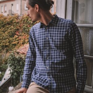 Chemise à carreaux en flanelle