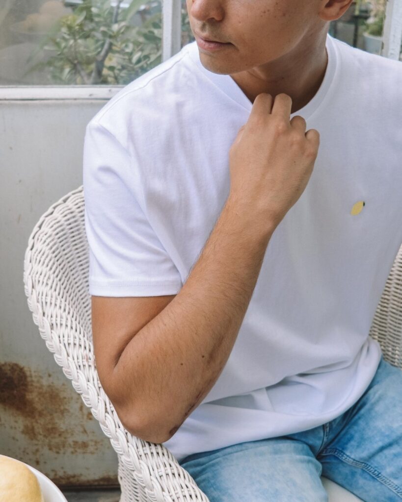 T-shirt col rond made in France