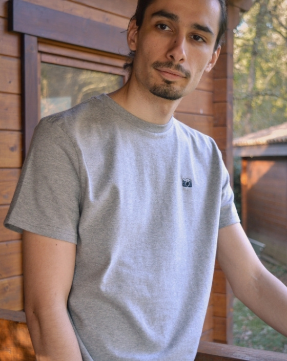 T-shirt gris made in France
