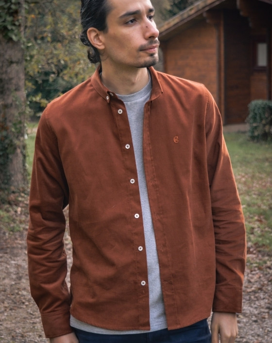 Chemise Jack velours made in France