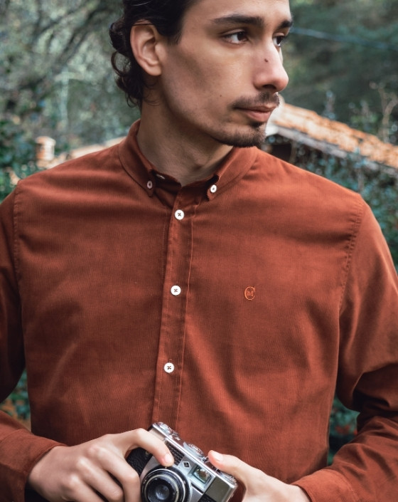 Chemise Jack velours made in France