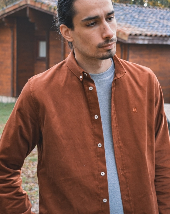 Chemise Jack velours made in France