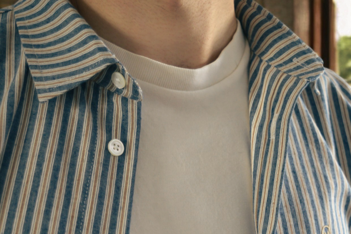 Chemisette Jupiter bouton en nacre