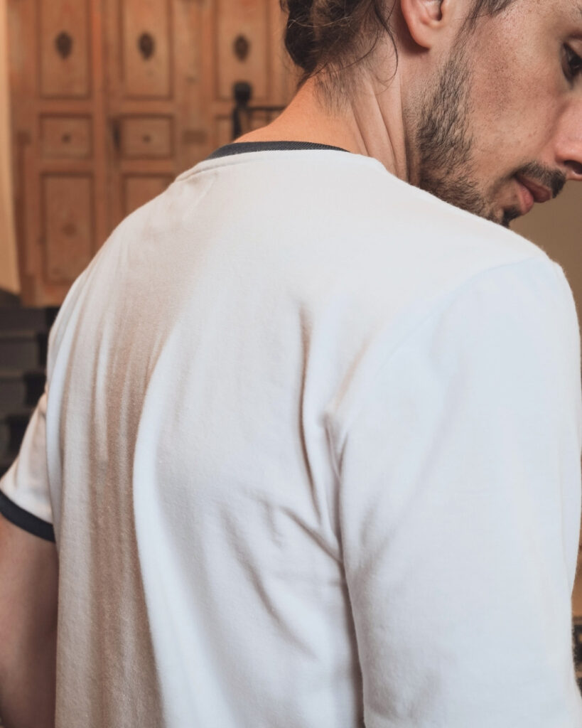 T-shirt bicolore made in France