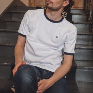 T-shirt bicolore made in France