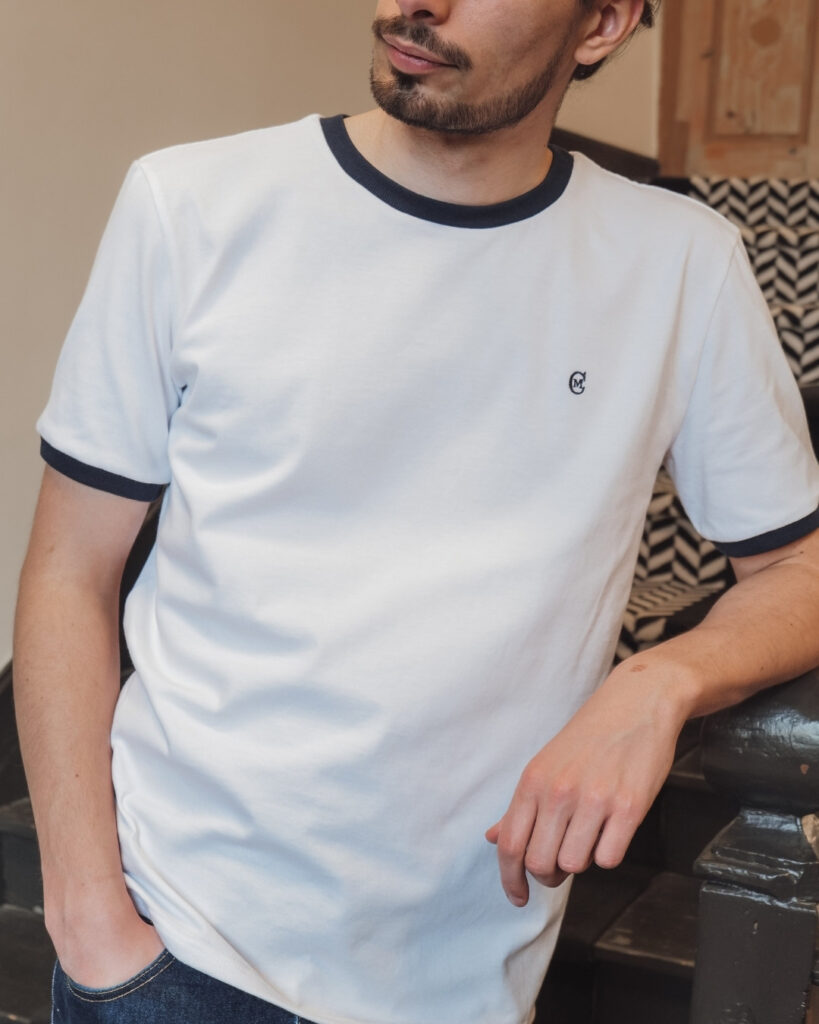 T-shirt bicolore made in France