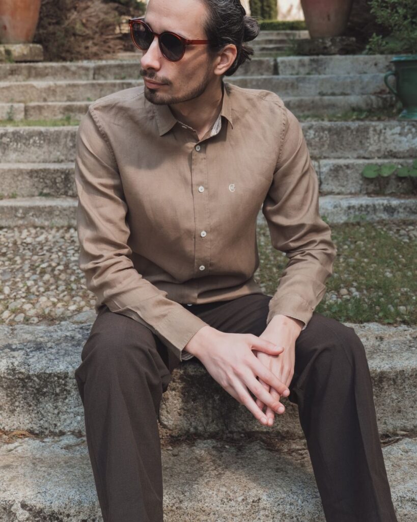 Chemise lin fabriquée en France