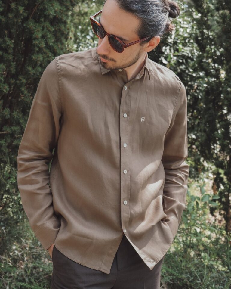 Chemise lin fabriquée en France