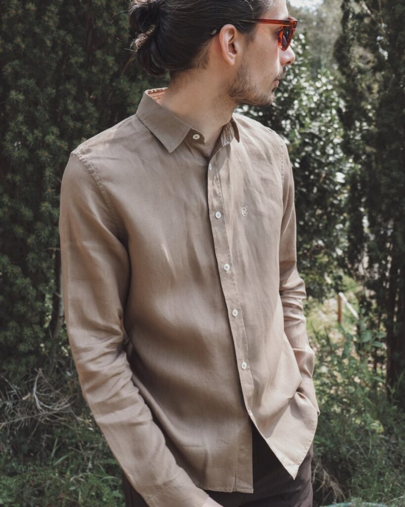Chemise lin fabriquée en France