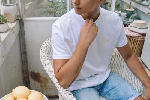 T-shirt blanc made in france